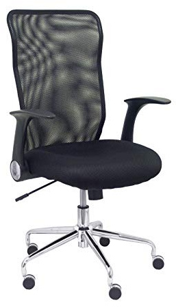 Piqueras y Crespo 944513 - Silla de Oficina, Color Negro