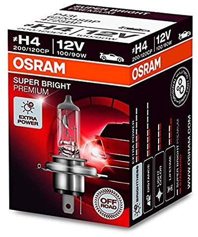 Osram 62204SBP Offroad Super Bright Premium H4 Projecteur Technologie Anti-Vibrations