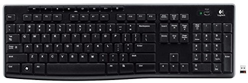 Logitech K270 Clavier RF Wireless QWERTZ Hongrois Black, Argent - Claviers (Standard, sans Fil, RF Wireless, QWERTZ, Black, Argent)