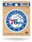 Rico Industries NBA Basketball Philadelphia 76ers kurzer Sport-Aufkleber, 9,5 x 12,9 cm, gestanztes Team-Logo, kurzer Sport-Aufkleber