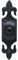 Door Bell Push Button in Fleur de LYS Style Black Antique from EUROART