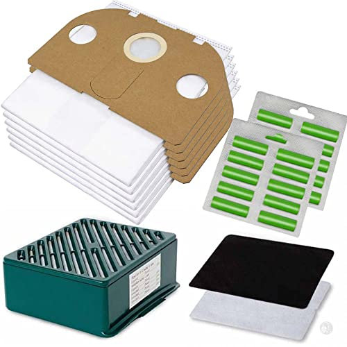 Smartes Sparset - 38 Teile - Passend für Vorwerk Tiger 250, 251 & 252-12 Vlies Staubsaugerbeutel + Filterset + Duft - Bestleistung beim Saugen - Hochwertige Qualität