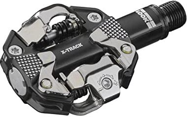 LOOK Cycle - X-Track MTB-Pedale - Kompatibel mit Standard-SPD-Mechanismus - Aluminiumkörper - Doppelt versiegelte Chromoly+ Achse - Robuste und Fließende Fahrradpedale