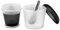 Schramm® 7 Colori da Portare Muesli-to-Go Coppetta per Yogurt Muesli con Scomparto Frigorifero Integrato e Cucchiaio Ciotola per Cereali Coppetta per Yogurt Coppetta per Yogurt Muesli, Farbe:Schwarz