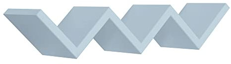 MODULARREDO | SAETTA Mensola da Muro, Mensola Cameretta, Mensola da Parete, Mensole Cameretta Bimbo, 57x11 p15.5 cm, Blu Baltico - Made in Italy