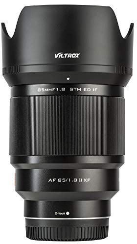 Viltrox 85 mm F1.8 AF Autoobjektiv Porträtfokus Objektiv für Fuji FX Mount Kamera, aus Metall gefertigt