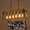Pendelleucht Vintage Esstischlampe Rustikal Pendellampe E27 Glühlampe Höhenverstellbar Retro Hängelampe Metall Kronleuchter Schwarz Industrial Hängeleuchte Küche Wohnzimmer Deckenleuchte 6 flammig
