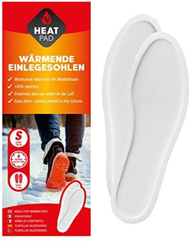 Heat Pad Fußsohlenwärmer Sohlenwärmer Wärmesohlen 5 Paar Schuhwärmer Sohle Fußwärme Schuhheizung Fußheizung (S 34-38, 5 Paar)
