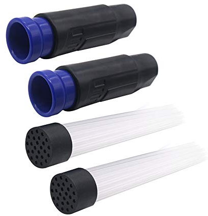 YanBan Lot de 2 Tubes de Paille pour Aspirateur Multifonctions Décapant de Brosse à Poussière, Accessoire d'Aspirateur Universel Portable Outils de Nettoyage Ménagers
