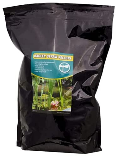 Blue Thumb Barley Straw Pellets, Perfect for Ponds and Water Gardens, 5 lb.