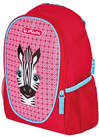herlitz 50038114 Kindergartenrucksack Rookie, Zebra, 1 Stück