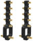 WANGCL Yagi-UDA Antennensignalverstärker für DJI Mini 3 Pro/Mini 2/Mavic Air 2/Air 2S/Mavic 3/Mavic Air 2 Drohnen-Fernbedienungszubehör, Schwarz, 1 Paar