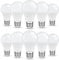LEDYA E27 Led Birnen,9W 806 Lumen Glühbirne Ersetzt 60W, 3000K Warmweiß A60 Led Leuchtmittel E27 Energiesparlampe,10er-Pack, 200°Abstrahlwinkel LED Lampe,Nicht dimmbar