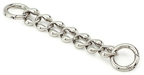 Xiazw 15 cm Geldbörsen Kette Verlängerungsketten Taschen Riemen Accesoire Verlängern für Handtaschen Umhängetasche Crossbody (Nr.5 Silber)