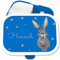 Brotdose Kinder Campus für Mepal - Hasen - Süßer Hase Hasi Osterhase Ostern Langohr - 750 ml - Blau - brotdosen kindergarten bunny brotzeitbox personalisierte rabbit fächern mädchen hasenmotiv