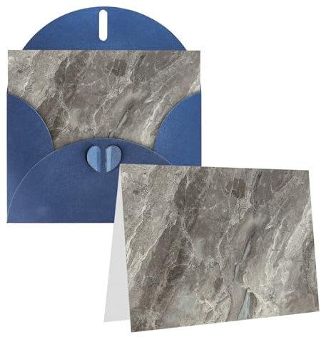 Geburtstagskarten mit Murmel-Druck, mit Umschlägen, Notizkarten für alle Anlässe, inklusive Grußkarte, Blanko-Karten, Trauerkarten, Denke an dich, Karten