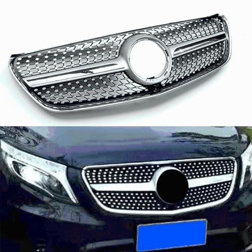 Konforhom Für V-Klasse W447 Diamantgrill für Mercedes Benz V260 V250 AMG Frontgrill 2015–2018