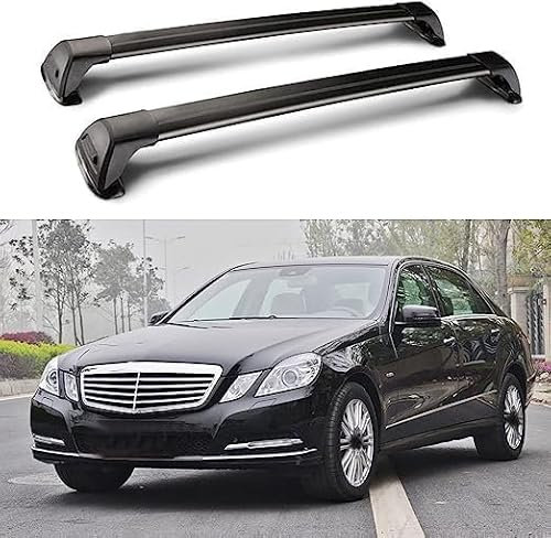 Auto Dachträger für Benz E Class W212 Sedan 2009-2016, StrapazierfäHige Schnellmontage Abschließbar Dachgepäckablage Dachteile