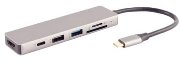 SHIVERPEAKS® Basic-S-USB-Dock-USB-C Multiport-Dockingstation, 6-in-1, HDMI, PD, Hub, SD. Marke
