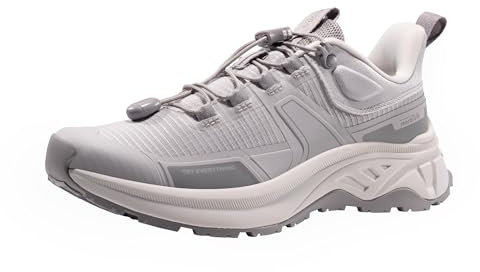 NORTIV 8 Scarpe da Trekking da Donna Stivali da Montagna Trekking Caccia Sneakers Antiscivolo Leggero Esterno Traspirante Leggero,Size 40,Viola Chiaro,SNHS239W