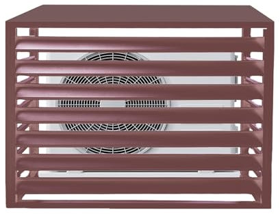 Robuste Cache Climatiseur Exterieur, Housse Climatiseur, Couvercle De Climatiseur, Cache Poubelle, Cache Pompe A Chaleur, Clôture En Aluminium pour Jardin, Patio, Pelouse équipement de piscine (Color