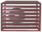 Robuste Cache Climatiseur Exterieur, Housse Climatiseur, Couvercle De Climatiseur, Cache Poubelle, Cache Pompe A Chaleur, Clôture En Aluminium pour Jardin, Patio, Pelouse équipement de piscine (Color