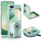 Croazhi Z Flip 6 Handyhülle für Samsung Galaxy Z Flip 6 5G Hülle, Transparente Dünn Silikon Blumen Muster Galaxy Z Flip 6 Schutzhülle, Bumper Bunt Stoßfest Handytasche Case für Samsung Z Flip 6 (A)