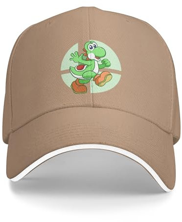 GYDJYWFRN Yoshi Baseballkappe, verstellbare Hüte für Männer und Frauen, Dad Hat, Trucker Hat