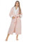 LEBENGOOD Robe de Chambre Femme Hiver, Peignoir Polaire, Sortie de Bain Chaude, OEKO-TEX®(L,Rosa)