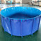 Générique Bassin D'étang À Poissons en Toile Ronde,Bassin D'étang À Poissons en Toile Piscine Hors Sol Réservoir De Stockage d'eau Portable Pliable Piscine Familiale Extérieure,001,1.2x1m