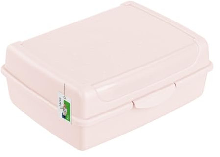 Brotdose Lunchbox Erwachsene Kinder 1,0l - 170 x 130 x 70 mm - BPA Frei Vesperbox Frühstücksbox Brotbox, Rosa