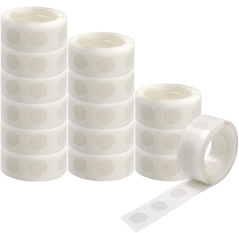 Glue Dots For Balloons 25 Roll 2500PCS Glue Point Clear Balloon Removable Adhesive Dots Double Sides Dots For Balloons Party Or Wedding Decoration