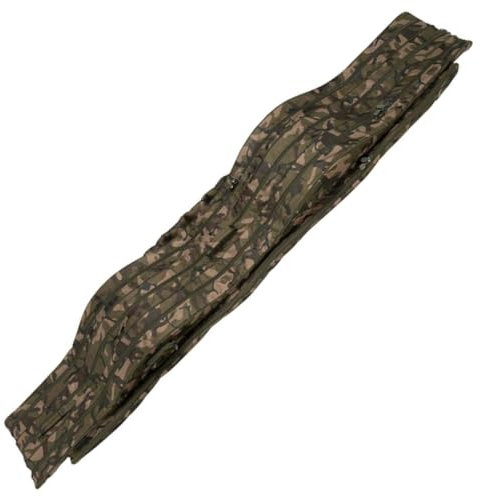 Fox Camolite 12ft 6 Rod Hardcase - Rutentasche, Rutenfutteral, Angeltasche, Zubehörtasche, Tragetsche für Karpfenruten