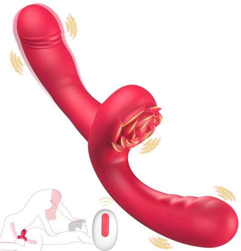 Strap-On Con Vibratore Senza Spalline, Vibratore Indossabile Con Doppio Lato Staccabile, Stimolatore Del Clitoride E Del Punto G Giocattoli Sessuali Per Coppie Lesbiche, Giocattolo Per Adulti