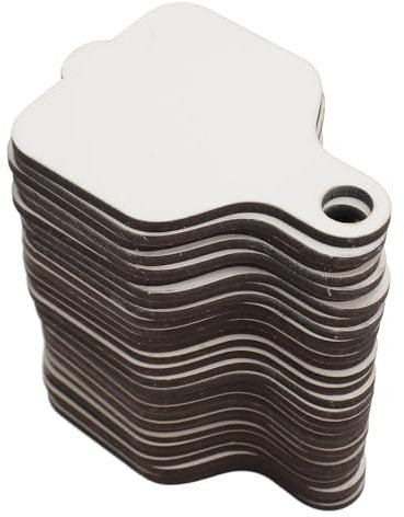 40 Etiquetas de Vaso de Sublimación en para Vaso de 40 Oz con Placas de Nombre únicas, Marca e Identifica Fácilmente Tazas en Reuniones y Multitudes, para el Día de la Madre,