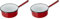 IBILI - Cazo promo extra, 16 cms, Acero esmaltado, Apto para induccion (Paquete de 2)
