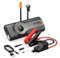 NASTIMA Car Jump Starter Power Bank with Air Compressor, High Peak Current Jump Starter QC18W for 8L Petrol and 6L Diesel Engine, 4 in 1 with Smart Clip Cord, Led Flashlight, Storage Bag