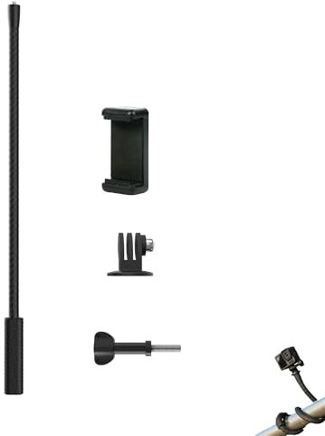 Lokyoyo Pince de fixation flexible avec bouche de vis de 1/4 pour appareil photo, poussette, perche à selfie, vélo, téléphone portable, etc. Scénarios d'application, support flexible pour DJI Go.Pro