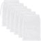 HJZHII Aquarium Filter Bags, 9x5 Inch Fish Tank Media Mesh Percolation Bag High Flow Fine Mesh Net with Elastic band for Fish Tank Bio Balls, Activated Pelletized Carbon, Net Hole 0.2mm White(6 Pcs)