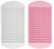 2 Pack Mini Ice Cube Trays, 160 Grids Small Ice Cube Tray, Silicone Ice-Cube Moulds, Reusable Ice-Cube Tool, Used for Freezer Food, Whiskey, Cocktails, Milk and Juice (Pink+White)
