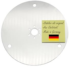 Gleitscheibe Edelstahl für Husqvarna Automower 420, 430X, 440, 450X. Gleitteller, Gleitplatte, Stabiler als original.