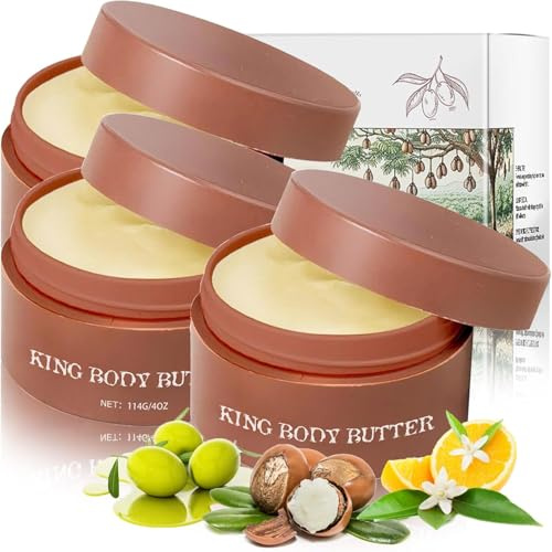 Shea Butter Body Butter, Scented Body Cream for Men Women, Moisturising Body Butter Shea Moistured Cream Emollient Soft And Smoothed Soothing Balancing Relieve Dryness (3)