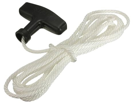 1 cable de repuesto para cortacésped, cuerda de arranque de retroceso fácil de instalar, herramienta eléctrica para cortacésped, herramienta de jardín y accesorios para motores de cortacésped de