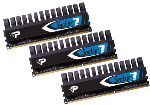 Patriot Viper II Sector 7 Edition DDR3 6GB (3 x 2 GB) PC3-12800 1600MHz 9-9-9-24 Kit Latenza Migliorata PV736G1600ELK