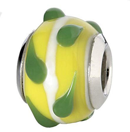 CEM Glasbeads Drops Beads Glaskugel 925/Silber CD758