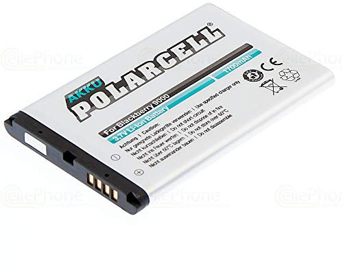 cellePhone Akku Li-Lon kompatibel mit PolarCell BlackBerry 8980 Curve/Bold 9000 9030 9220 9700 9780 (Ersatz für M-S1)