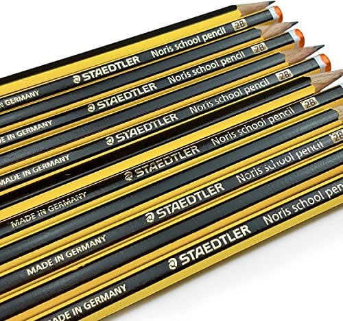 Staedtler Noris Bleistifte 121, Härtegrad 2B, 36 Stück