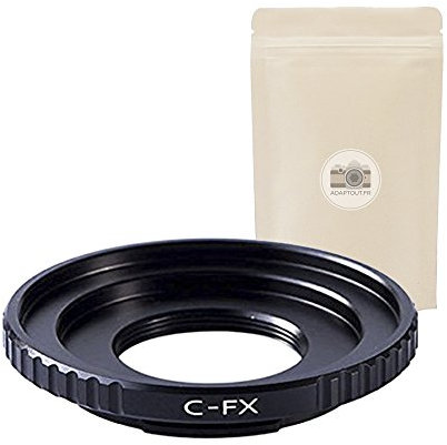 C Monte FX ∞ Anillo de adaptación Montaje C Montaje C-Monte C-Monte a Fuji Adaptador Fuji 100% Enfoque Metal Tiene Infinito Preservado Compatible Todos los Marcos Fuji X FX