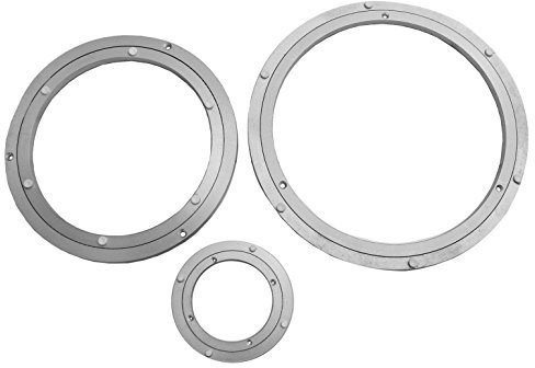 ALU Drehteller aus Aluminium – 13 Größen auswählbar Ø120 bis Ø1000 mm – Robuster Drehteller für vielseitige Anwendungen, Drehplatte für DIY, Maschinenbau, Werkstatt (Aussendurchmesser: 445mm;)
