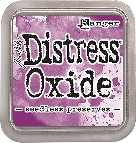 Ranger Tim Holtz TDO56195 Distress Oxide Pad-Seedless Preserves, Synthetic Material, Purple, 7.5 x 7.5 x 1.9 cm